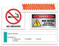 Square Cut Labels