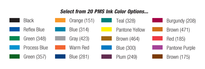 Laser Form Color Options