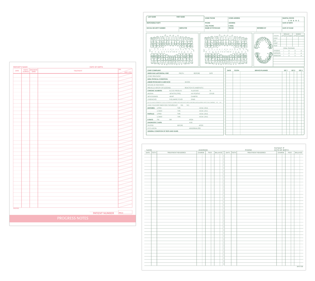 Dental forms